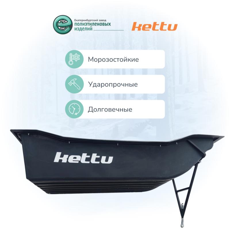 Сани-волокуши Kettu OPTIM с дышлом