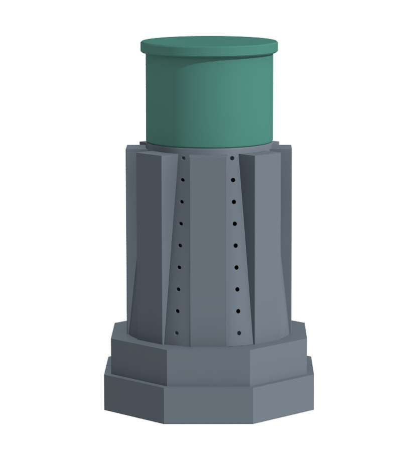 Дренажный колодец (высота 1850 мм)