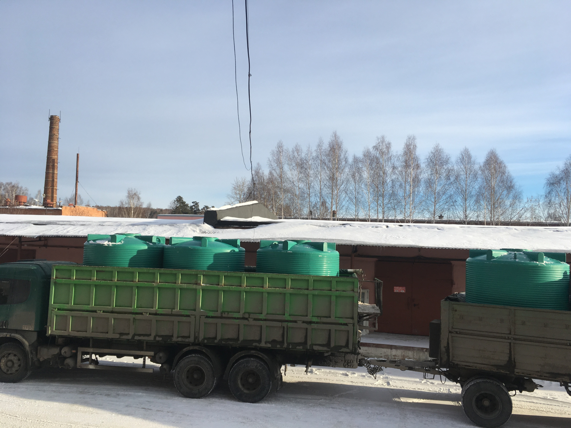 Сельскохозяйственная емкость. Кассета 3*5500 л