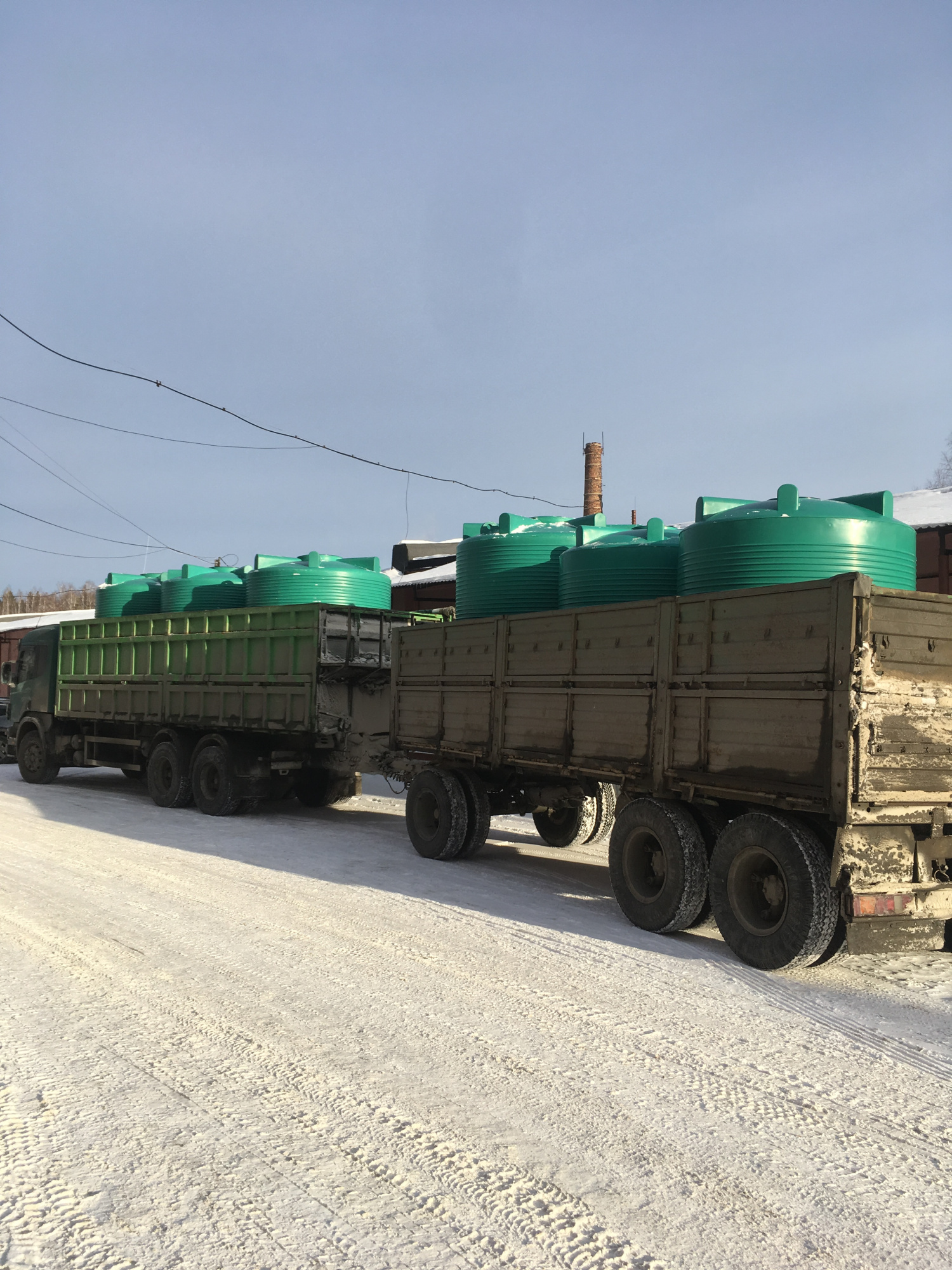 Изотермическая емкость. Кассета 3*5000 л